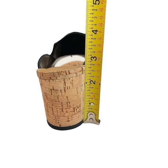 𝅺VANELI Black Suede and Cork‎ Sandals 7.5 - Picture 7 of 11